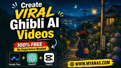 Create Ghibli style AI videos using free tools like Google