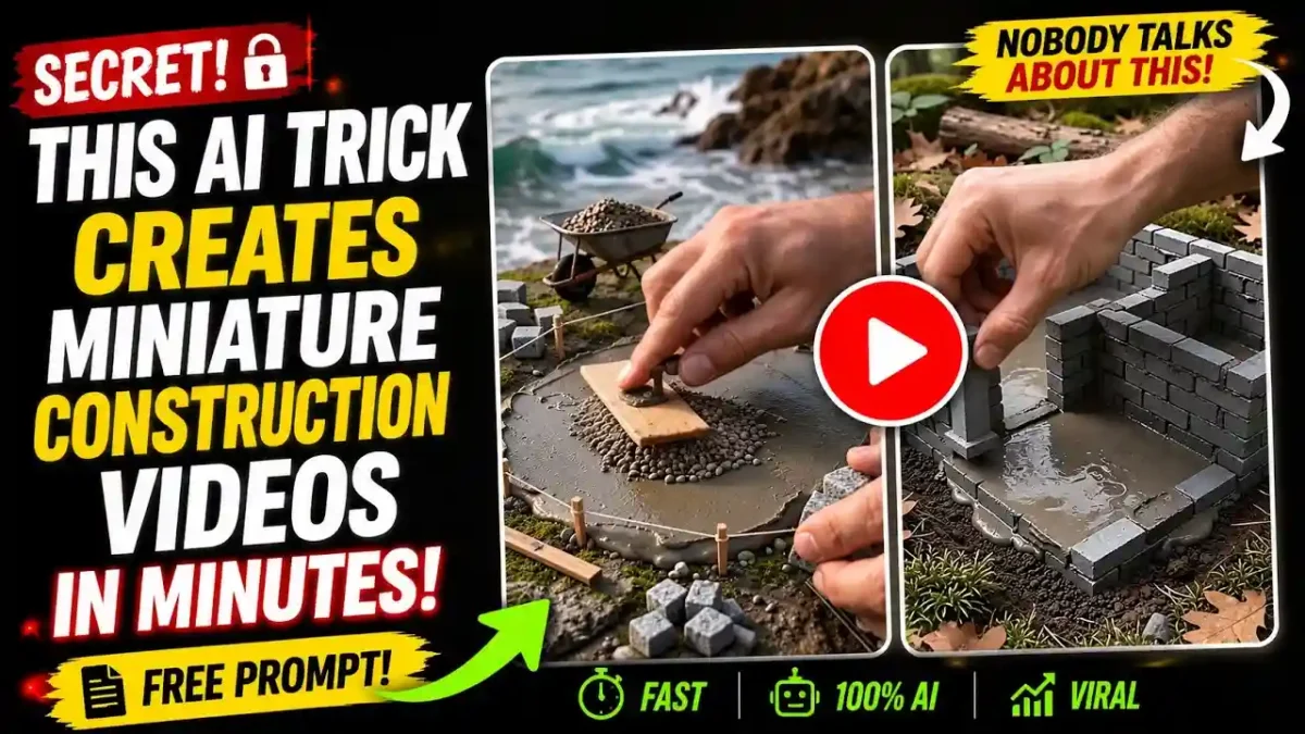 How to Make Miniature Construction Videos with AI 1 How to Make Miniature Construction Videos with AI