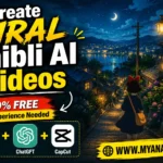 How to create Ghibli style AI videos using free tools like Google Flow, ChatGPT, and CapCut