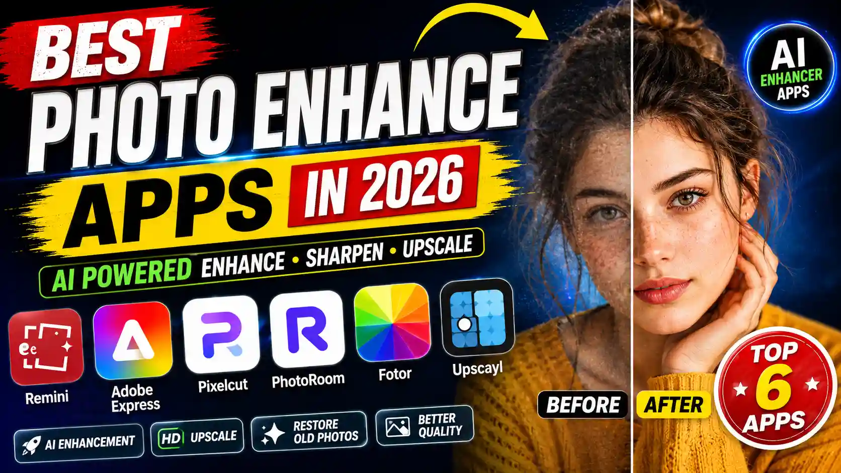 Best Photo Enhance Apps in 2026 3 Best Photo Enhance Apps in 2026