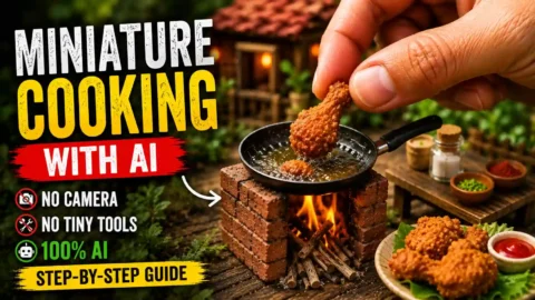 How to Make Miniature Cooking Videos With AI