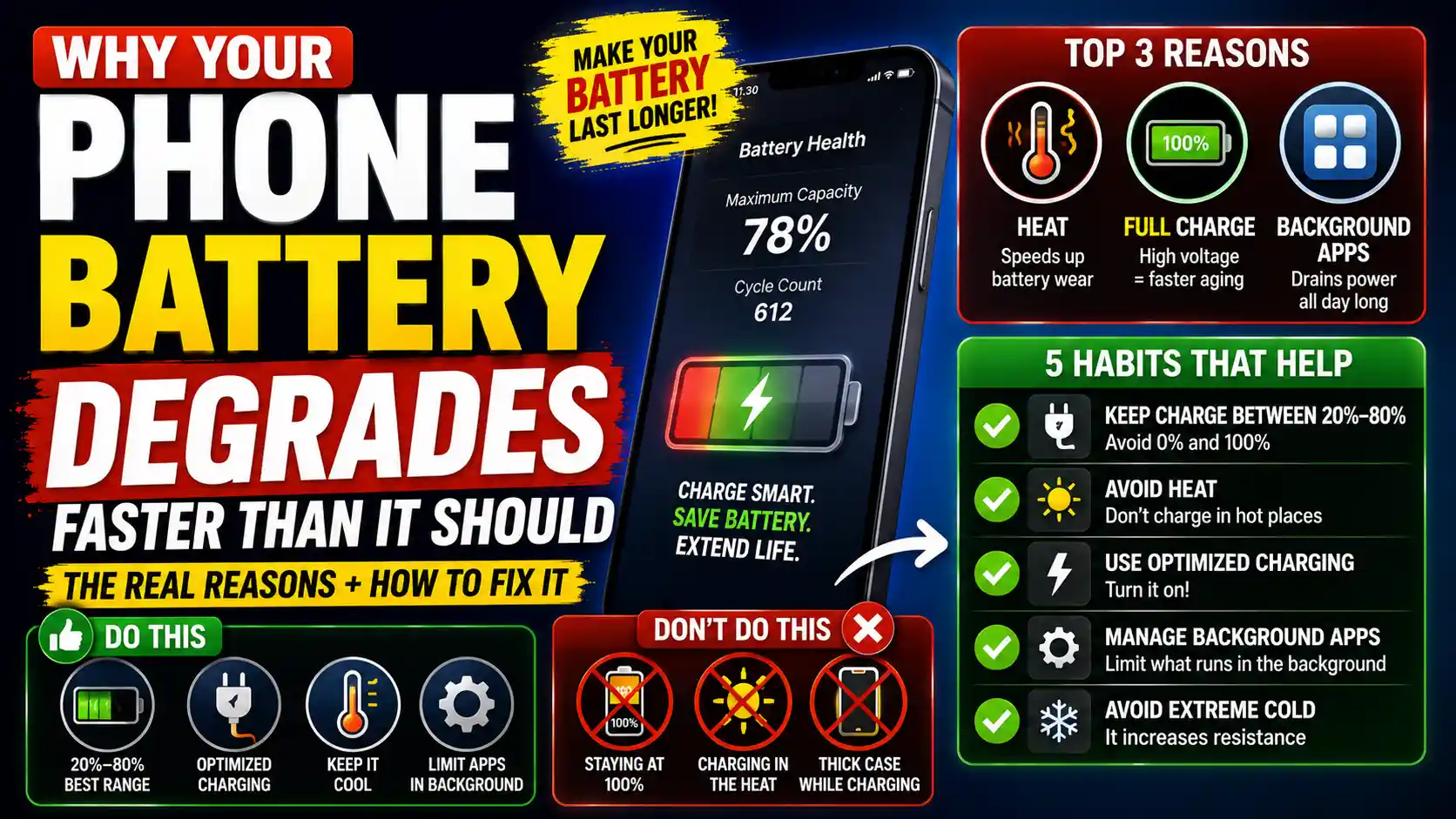 Why Your Phone Battery Degrades Faster Than It Should 2 Why Your Phone Battery Degrades Faster Than It Should