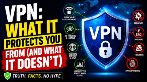 What a VPN Actually Protects You From